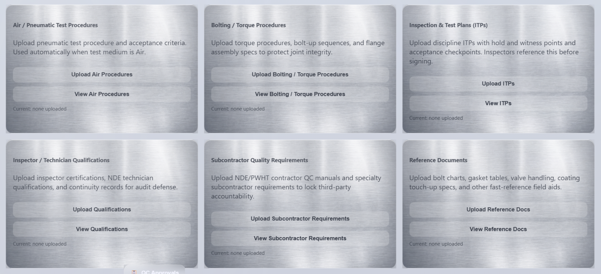 QA vault standards view 3